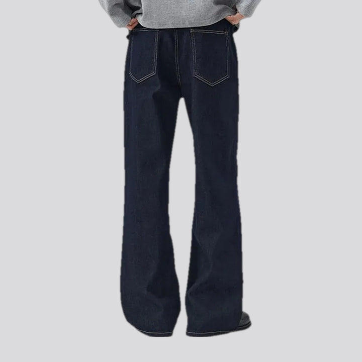 Midweight flare-leg men's jeans